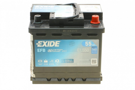 Аккумулятор EXIDE EL550 (фото 1)