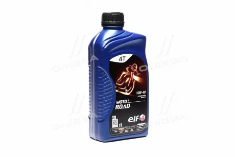 Масла моторные. Moto 4T Road 10W-40 (Канистра 1л) ELF 213957 (фото 1)
