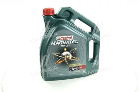 Моторное масло Magnatech Diesel DPF / 5w40 / 5л. / (ACEA C3, API SN / CF) CASTROL 1502BA
