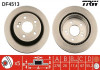 Диск тормозной (1 шт.) MERCEDES C (W203) / E (S124) / SLK (R171) "R D = 278mm" 89-11 DF4513