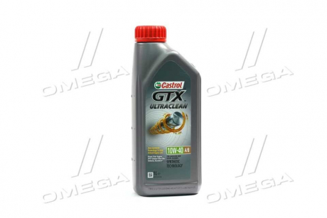 Моторное масло GTX ULTRACLEAN / 10W40 / 1л. / (ACEA A3 / B4) CASTROL 15DE17 (фото 1)