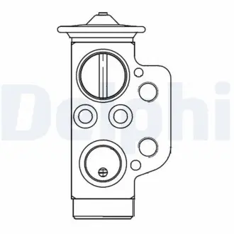 Датчик давления хладагента VW Multivan / Transporter "03 >> Delphi CB1022V