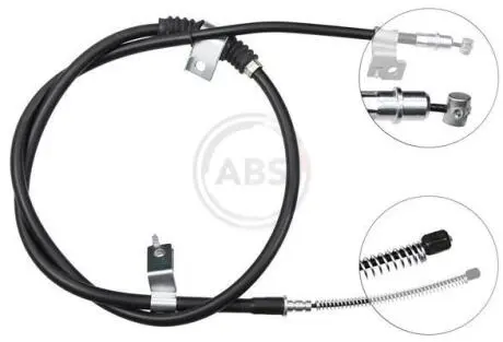 Трос ручного тормоза 4007 / C-Crosser / Outlander (07-13) A.B.S K17297