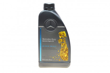 Моторное масло MB 229.5 1л SAE 5W-40 MB 229.5 Mercedes MERCEDES-BENZ 000989210711faee