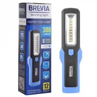Ліхтарик інспекційний LED Інспекційна лампа 8SMD+1W LED 300lm, 3xAA BREVIA 11310