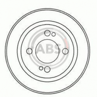 Тормозной барабан задн. Accord / Civic / Integra (85-01) A.B.S 2346S