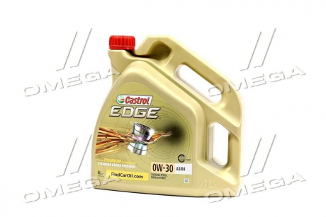 Моторное масло EDGE A3 / B4 / 0W30 / 4л. / CASTROL 15334C