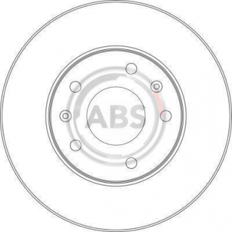 Тормозной диск перед. Freelander (98-06) A.B.S 17011 (фото 1)