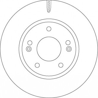 Диск гальмівний TRW DF6936
