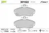 Тормозные колодки дисковые HONDA / ROVER Civic / Concerto / 25/45/200/400/800 / Streetwise &quot;1,1-2,7&quot; F &quot;88-05 Valeo 301022 (фото 1)