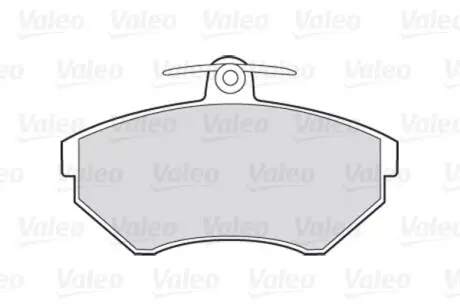 Тормозные колодки дисковые VAG Cordoba / Ibiza / Toledo / Caddy / Golf / Jetta / Passat / Vento "1,4-2,2" F "84-04 Valeo 301330