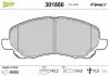 Тормозные колодки дисковые CHRYSLER / CITROEN / JEEP / MITSUBISHI / PEUGEOT Patriot / Galant "1,3-3,0" F "99 >> 301886