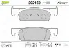 Тормозные колодки дисковые DACIA / RENAULT / SMART Logan / Sandero / Clio / Twingo / Fortwo / Forour &quot;F&quot; 12 &gt;&gt; Valeo 302150 (фото 1)
