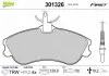Гальмівні колодки дискові CITROEN / PEUGEOT Berlingo / Xsara / 306 / Partner "1,1-2,0" F "93-15 Valeo 301326 (фото 1)