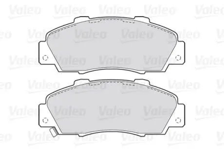 Тормозные колодки дисковые HONDA / ROVER Accord / Civic / CR-V / HR-V / NSX / 600 "1,6-3,5" F "90 >> Valeo 301627