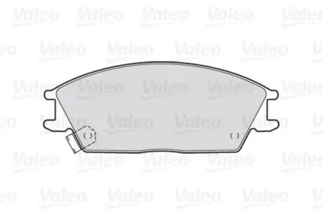 Тормозные колодки дисковые HYUNDAI Accent / Getz / Lantra / Pony / SCoupe "1,1-1,6" F "89-10 Valeo 301052