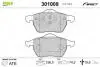 Тормозные колодки дисковые FORD / SEAT / VW Galaxy / Alhambra / Sharan "1,8-2,8" F "95-10 Valeo 301008 (фото 1)