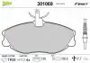 Гальмівні колодки дискові CITROEN / PEUGEOT Xsara / ZX / 406/306 "1,9-3,0" F "96-05 301069