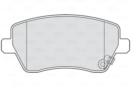 Тормозные колодки дисковые OPEL / SUZUKI Agila / Splash / Swift "1,0-1,6" F "05 >> Valeo 301847