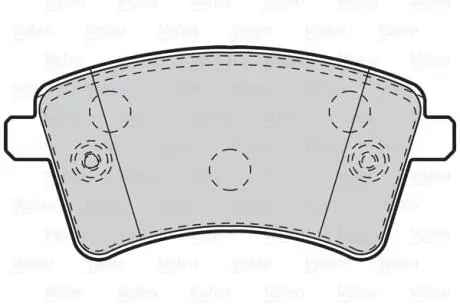 Тормозные колодки дисковые MERCEDES / RENAULT Citan / Kangoo "1,2-1,6" F "08 >> Valeo 302108