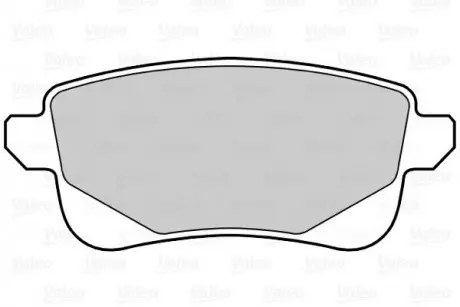 Гальмівні колодки дискові RENAULT Grand Scenic / Scenic "1,2-2,0" R "09 >> Valeo 302232 (фото 1)