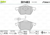 Тормозные колодки дисковые VAG A4 / A6 / SuperB / Passat "1,6-3,2" F "95-11 Valeo 301483 (фото 1)