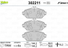 Тормозные колодки дисковые MERCEDES C-Class / E-Class "1,6-2,2" F "13 >> Valeo 302211 (фото 2)