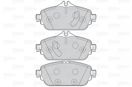 Тормозные колодки дисковые MERCEDES C-Class / E-Class "1,6-2,2" F "13 >> Valeo 302211 (фото 1)