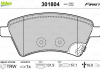 Тормозные колодки дисковые FIAT / SUZUKI Sedici / SX4 "1,6-2,0" F "06 >> Valeo 301804 (фото 1)