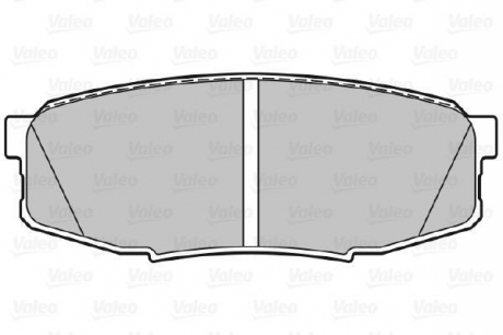 Тормозные колодки дисковые TOYOTA LandCruiser200 "4,5-4,7" R "08 >> Valeo 301340 (фото 1)