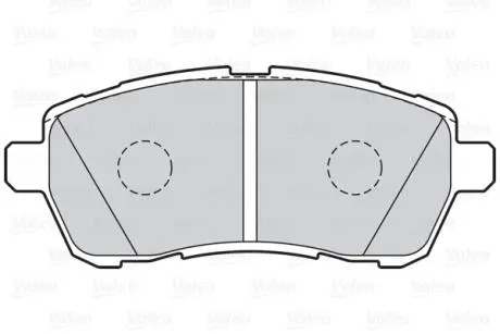 Гальмівні колодки дискові FORD / MAZDA Fiesta / 2 "1,25-1,6" F "07 >> Valeo 302220