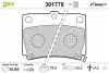 Тормозные колодки дисковые MITSUBISHI PajeroSport &quot;2,5-3,0&quot; 98 &gt;&gt; Valeo 301778 (фото 1)