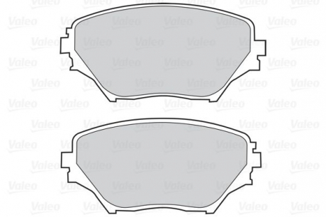 Тормозные колодки дисковые TOYOTA Picnic / Rav4 "1,8-2,2" F "96-05 Valeo 302033