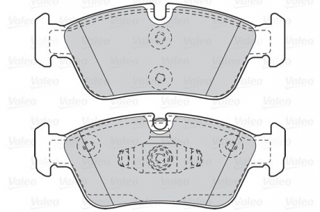 Тормозные колодки дисковые BMW 1 (E87) / 3 (E90,91) "2,0" F "03-11 Valeo 302050 (фото 1)
