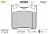 Тормозные колодки дисковые PEUGEOT 406/607 "1,8-3,0" R "97-05 Valeo 301063 (фото 1)