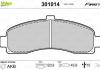 Тормозные колодки дисковые NISSAN Micra II "1,0-1,5" F "92-02 Valeo 301014 (фото 1)