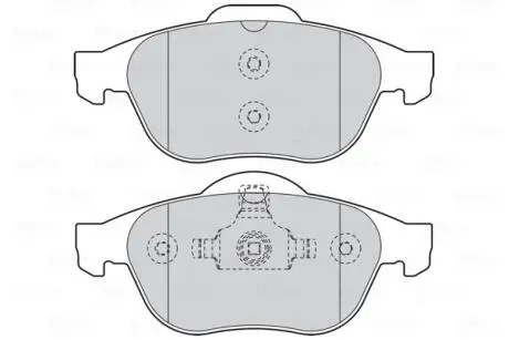 Гальмівні колодки дискові RENAULT Laguna "1,6-2,2" F "01 >> Valeo 301566