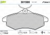Тормозные колодки дисковые CITROEN C2 / C3 "1,1-1,4" F "02 >> Valeo 301500 (фото 1)