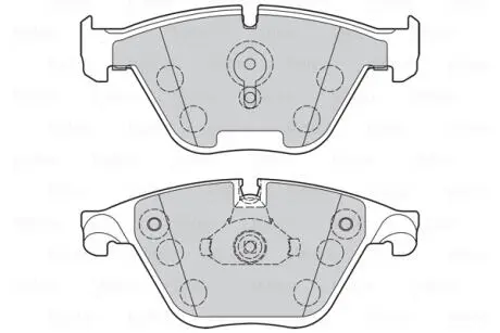 Тормозные колодки дисковые BMW 5/6/7 "F" 04-18 Valeo 302273