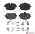 Комплект гальмівніх колодок з 4 шт. дисків BREMBO P06101 (фото 2)