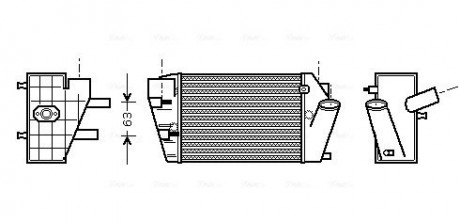 Интеркулер AVA COOLING AIA 4187