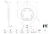 Тормозной диск FORD Transit \ '\' R D = 308mm \ '\' 14 >> - кр. 2 шт 0986479F44