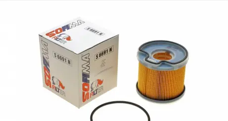 Фільтр паливний CITROEN / LANCIA / SUZUKI / FIAT / PEUGEOT SOFIMA S6691N