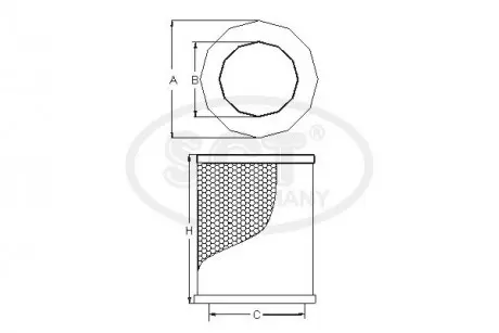 Фильтр воздушный SCT Mannol - SCT SB 2359