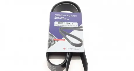 Ремень генератора HUTCHINSON 1051 SK 7 (фото 1)