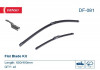 Щетки стеклоочистителя Flat Blade Kit (650/400) LEXUS / TOYOTA / SUBARU NX / C-HR / Impreza / XV \ '\' 16 >> DF-081