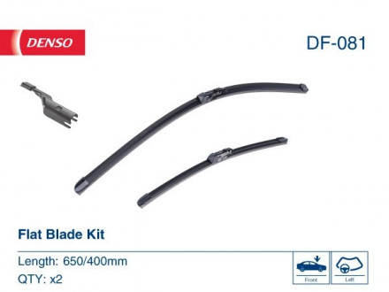 Щетки стеклоочистителя Flat Blade Kit (650/400) LEXUS / TOYOTA / SUBARU NX / C-HR / Impreza / XV \ '\' 16 >> DENSO DF-081