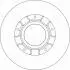 Диск гальмівний (1 шт.) FORD Transit "R D = 308mm" 12 >> DF6963S