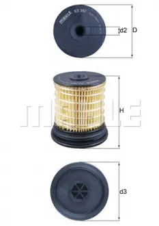 Фильтр топливный CHEVROLET / LANCIA / OPEL / JEEP MAHLE KNECHT KX397 (фото 1)