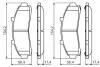 Тормозные колодки, дисковые BOSCH 0986424656 (фото 5)